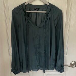 Elegant Teal Blouse